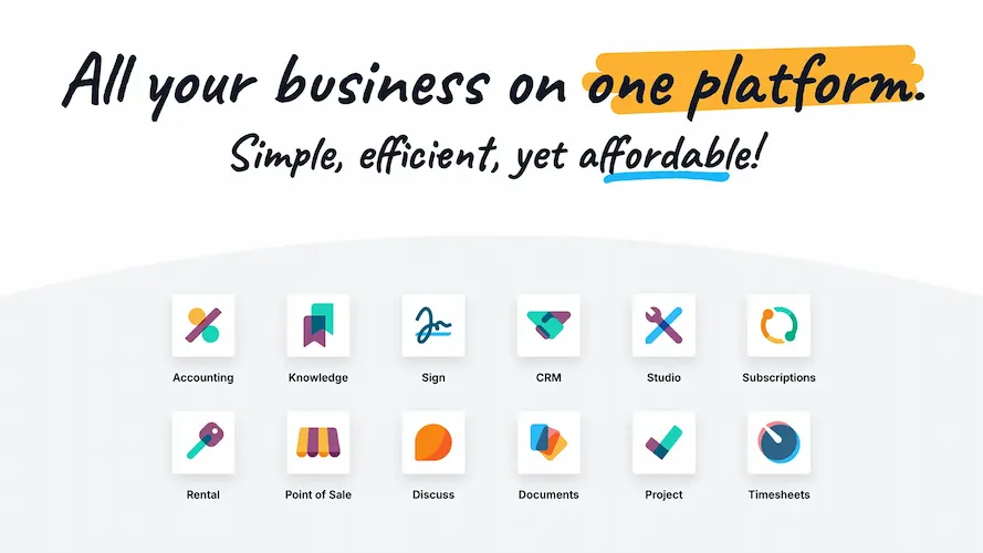 Tableau de bord Odoo, l'ERP modulaire des PME